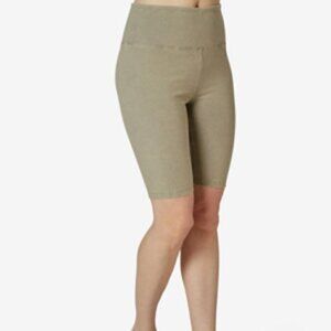 JR386 Ultra Flirt Green Juniors' Washed High-Rise Bike Shorts - Size L